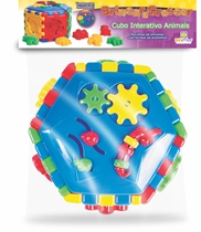 Cubo Interativo Animais - Solapa Divplast