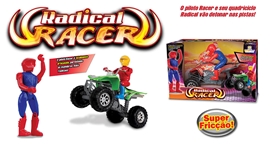 Radical Racer - Quadriciclo com Piloto e Fricção Divplast